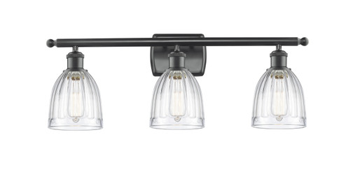 Ballston Three Light Bath Vanity in Matte Black (405|516-3W-BK-G442)
