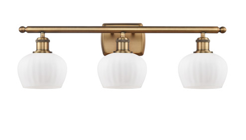 Ballston Three Light Bath Vanity in Brushed Brass (405|516-3W-BB-G91)