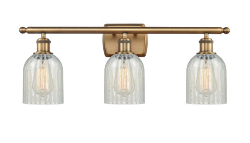 Ballston Three Light Bath Vanity in Brushed Brass (405|516-3W-BB-G2511)