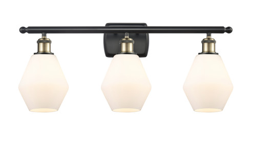 Ballston Three Light Bath Vanity in Black Antique Brass (405|516-3W-BAB-G651-6)