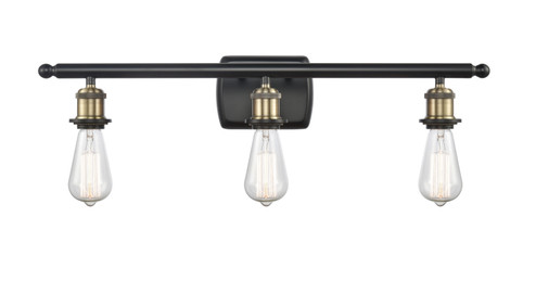 Ballston Three Light Bath Vanity in Black Antique Brass (405|516-3W-BAB)
