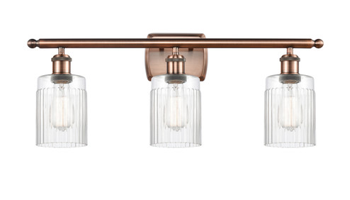 Ballston Three Light Bath Vanity in Antique Copper (405|516-3W-AC-G342)