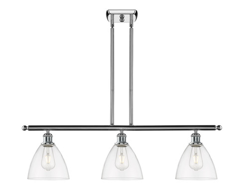 Ballston Three Light Island Pendant in Brushed Satin Nickel (405|516-3I-SN-GBD-752)