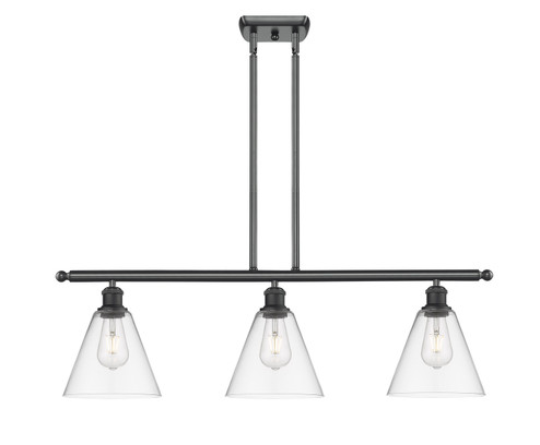 Ballston Three Light Island Pendant in Brushed Satin Nickel (405|516-3I-SN-GBC-84)