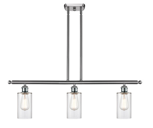 Ballston Three Light Island Pendant in Brushed Satin Nickel (405|516-3I-SN-G802) Ballston Three Light Island Pendant in Brushed Satin Nickel (405|516-3I-SN-G802)