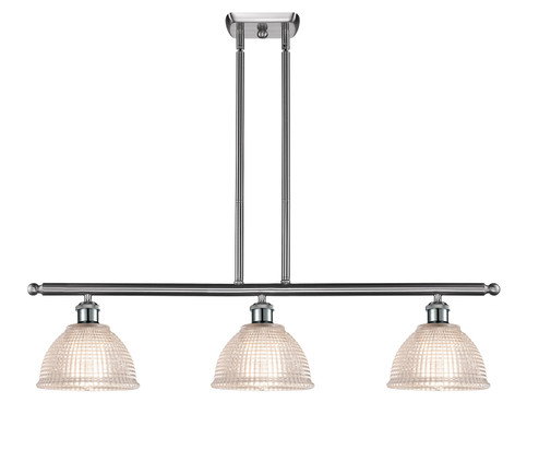 Ballston Three Light Island Pendant in Brushed Satin Nickel (405|516-3I-SN-G422)