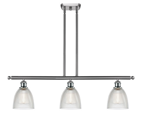 Ballston Three Light Island Pendant in Brushed Satin Nickel (405|516-3I-SN-G382)