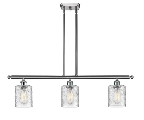 Ballston Three Light Island Pendant in Brushed Satin Nickel (405|516-3I-SN-G112)