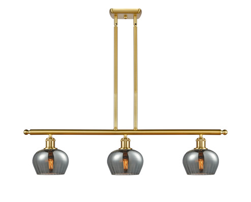 Ballston Three Light Island Pendant in Satin Gold (405|516-3I-SG-G93)