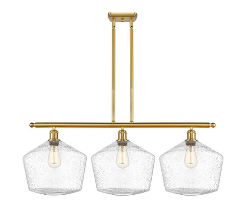 Ballston Three Light Island Pendant in Satin Gold (405|516-3I-SG-G654-12)