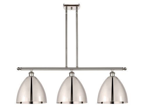 Ballston Three Light Island Pendant in Polished Nickel (405|516-3I-PN-MBD-9-PN)