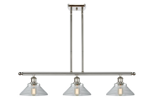 Ballston Three Light Island Pendant in Polished Nickel (405|516-3I-PN-G132)