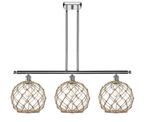 Ballston Three Light Island Pendant in Polished Chrome (405|516-3I-PC-G122-10RB)