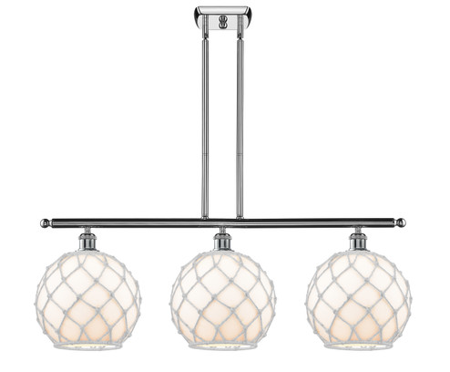 Ballston Three Light Island Pendant in Polished Chrome (405|516-3I-PC-G121-10RW)