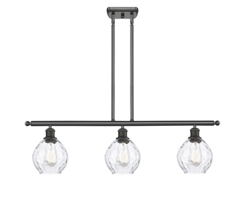 Ballston Three Light Island Pendant in Oil Rubbed Bronze (405|516-3I-OB-G362)