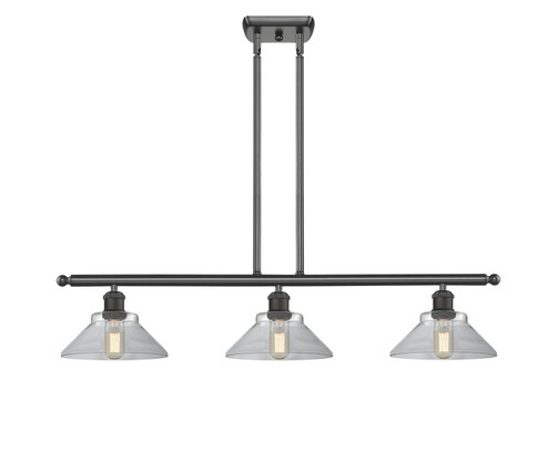 Ballston Three Light Island Pendant in Oil Rubbed Bronze (405|516-3I-OB-G132)