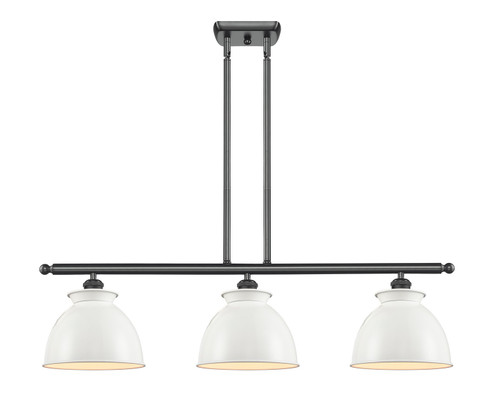 Ballston Three Light Island Pendant in Matte Black (405|516-3I-BK-M14-W)