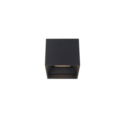 Downtown LED Outdoor Flush Mount in Black (34|FM-W47206-40-BK)