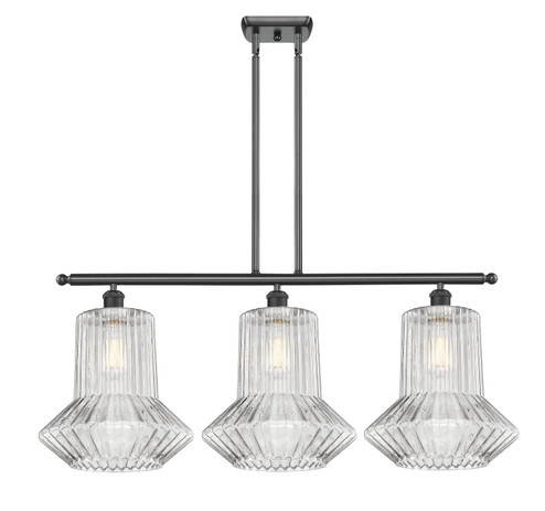 Ballston Three Light Island Pendant in Matte Black (405|516-3I-BK-G212)