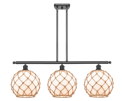 Ballston LED Island Pendant in Matte Black (405|516-3I-BK-G122-10RW-LED)