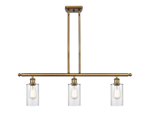 Ballston Three Light Island Pendant in Brushed Brass (405|516-3I-BB-G802)