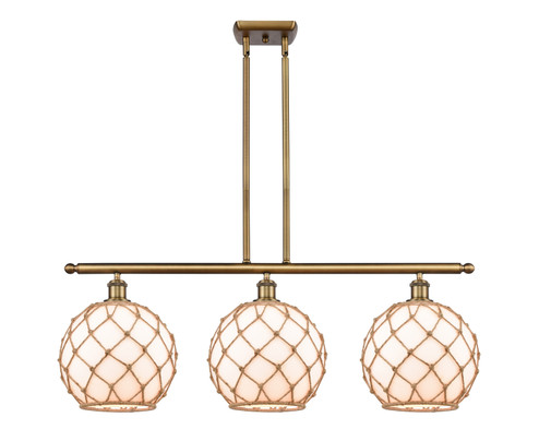 Ballston LED Island Pendant in Brushed Brass (405|516-3I-BB-G121-10RB-LED)