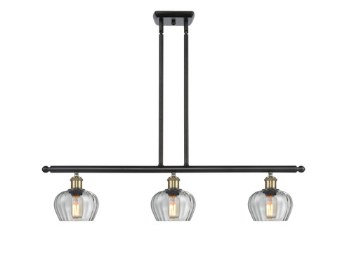Ballston Three Light Island Pendant in Black Antique Brass (405|516-3I-BAB-G92)
