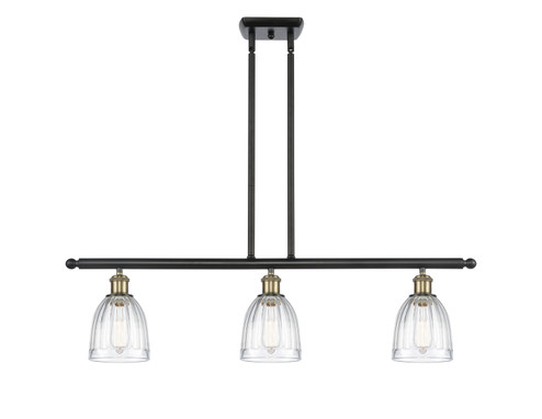 Ballston Three Light Island Pendant in Black Antique Brass (405|516-3I-BAB-G442)