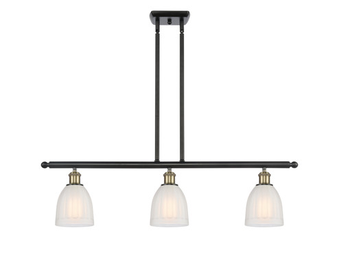 Ballston Three Light Island Pendant in Black Antique Brass (405|516-3I-BAB-G441)