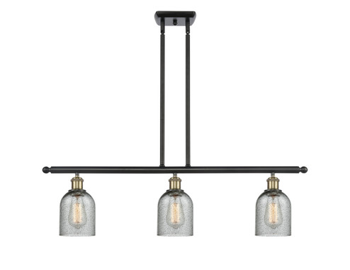 Ballston Three Light Island Pendant in Black Antique Brass (405|516-3I-BAB-G257)