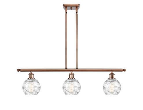 Ballston LED Island Pendant in Antique Copper (405|516-3I-AC-G1213-6-LED)