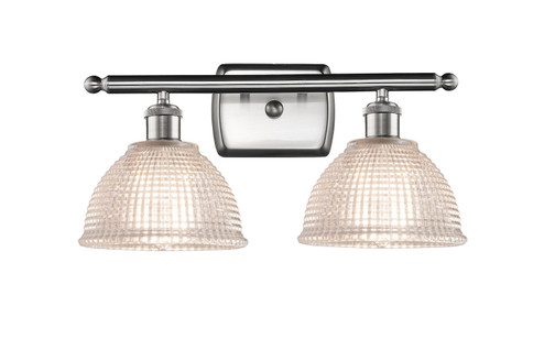 Ballston Two Light Bath Vanity in Brushed Satin Nickel (405|516-2W-SN-G422)