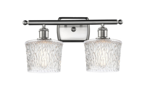 Ballston Two Light Bath Vanity in Brushed Satin Nickel (405|516-2W-SN-G402)