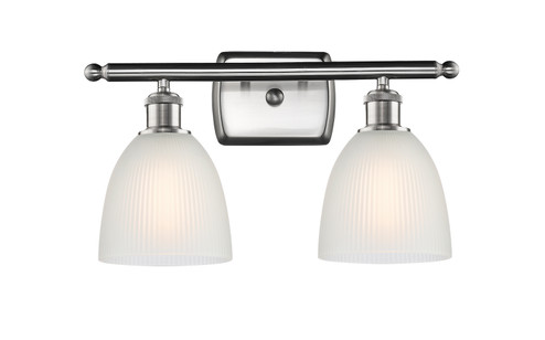 Ballston LED Bath Vanity in Brushed Satin Nickel (405|516-2W-SN-G381-LED)