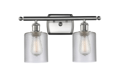 Ballston Two Light Bath Vanity in Brushed Satin Nickel (405|516-2W-SN-G112)