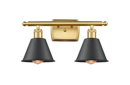 Ballston LED Bath Vanity in Satin Gold (405|516-2W-SG-M8-LED)