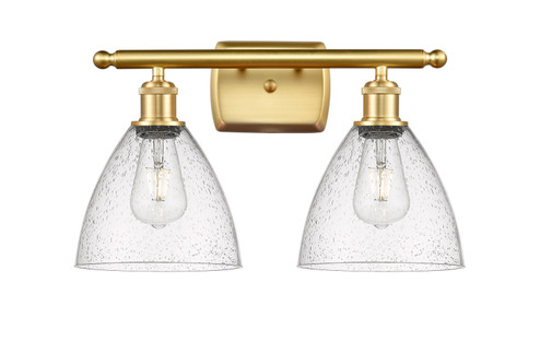 Ballston LED Bath Vanity in Satin Gold (405|516-2W-SG-GBD-754-LED)