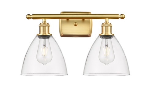 Ballston Two Light Bath Vanity in Satin Gold (405|516-2W-SG-GBD-752)