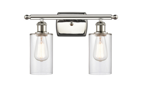 Ballston Two Light Bath Vanity in Polished Nickel (405|516-2W-PN-G802)