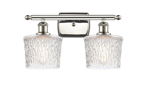 Ballston Two Light Bath Vanity in Polished Nickel (405|516-2W-PN-G402)