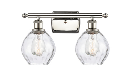 Ballston Two Light Bath Vanity in Polished Nickel (405|516-2W-PN-G362)