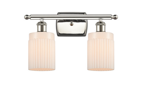 Ballston Two Light Bath Vanity in Polished Nickel (405|516-2W-PN-G341)