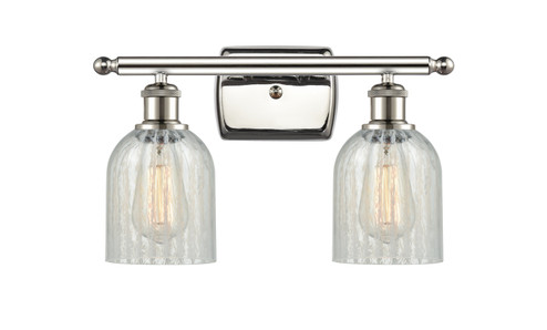 Ballston Two Light Bath Vanity in Polished Nickel (405|516-2W-PN-G2511)
