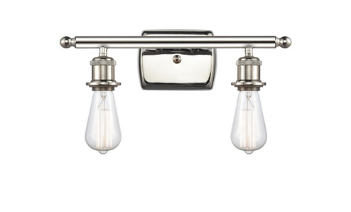 Ballston Two Light Bath Vanity in Polished Nickel (405|516-2W-PN)