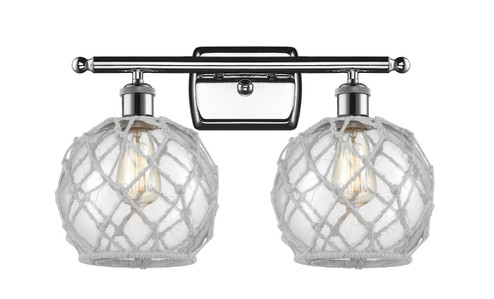Ballston Two Light Bath Vanity in Polished Chrome (405|516-2W-PC-G122-8RW)