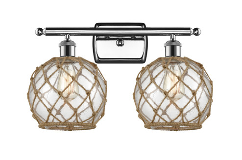 Ballston Two Light Bath Vanity in Polished Chrome (405|516-2W-PC-G122-8RB)