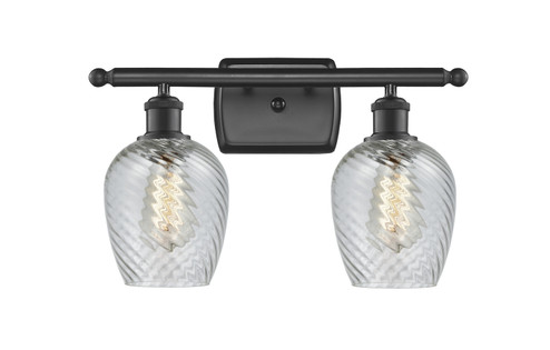Ballston Two Light Bath Vanity in Matte Black (405|516-2W-BK-G292)
