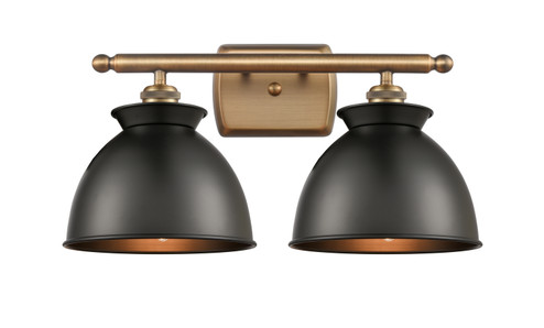 Ballston LED Bath Vanity in Brushed Brass (405|516-2W-BB-M14-BK-LED)