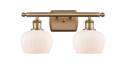 Ballston Two Light Bath Vanity in Brushed Brass (405|516-2W-BB-G91)