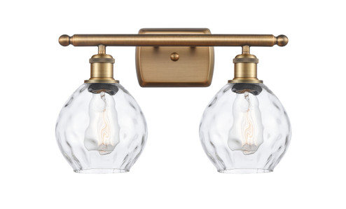 Ballston Two Light Bath Vanity in Brushed Brass (405|516-2W-BB-G362)